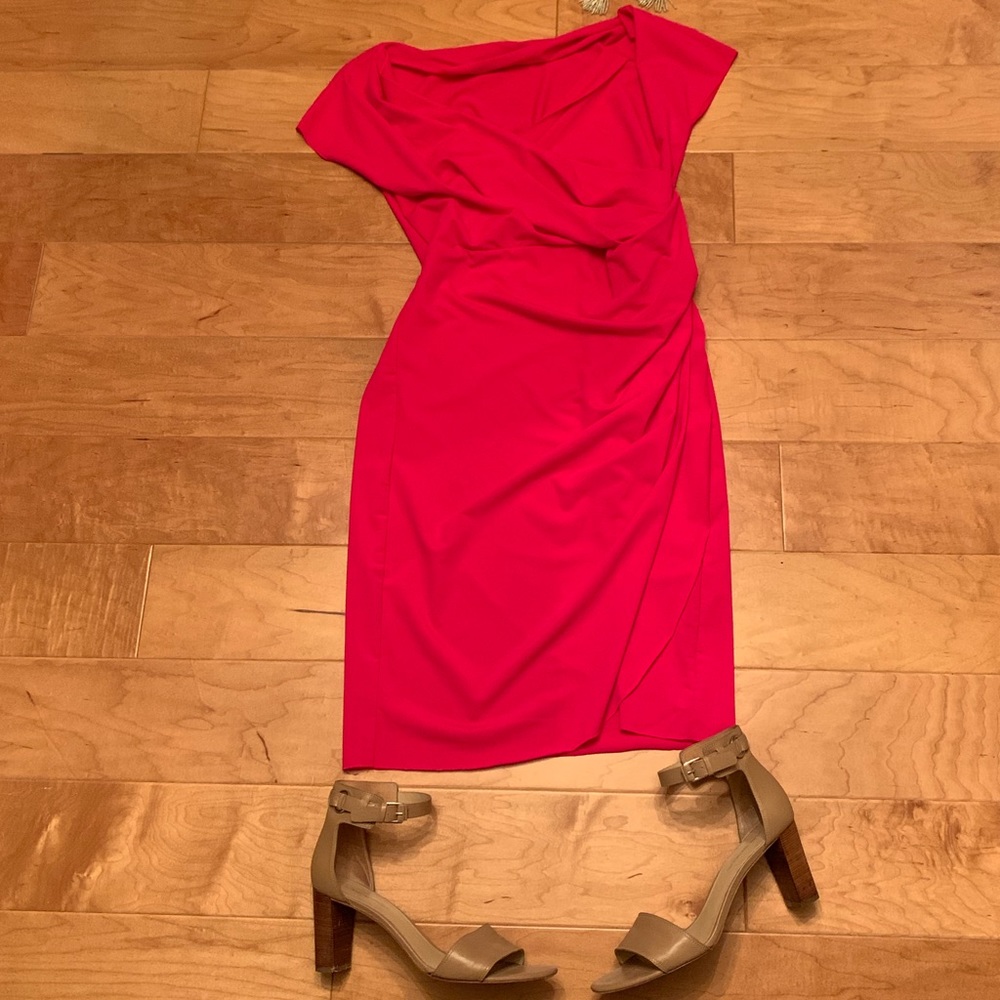 Antonio Melani Faux Wrap Dress Size M